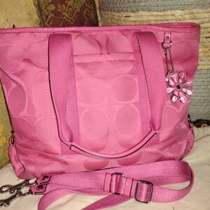 Pink Designer Tote Bag